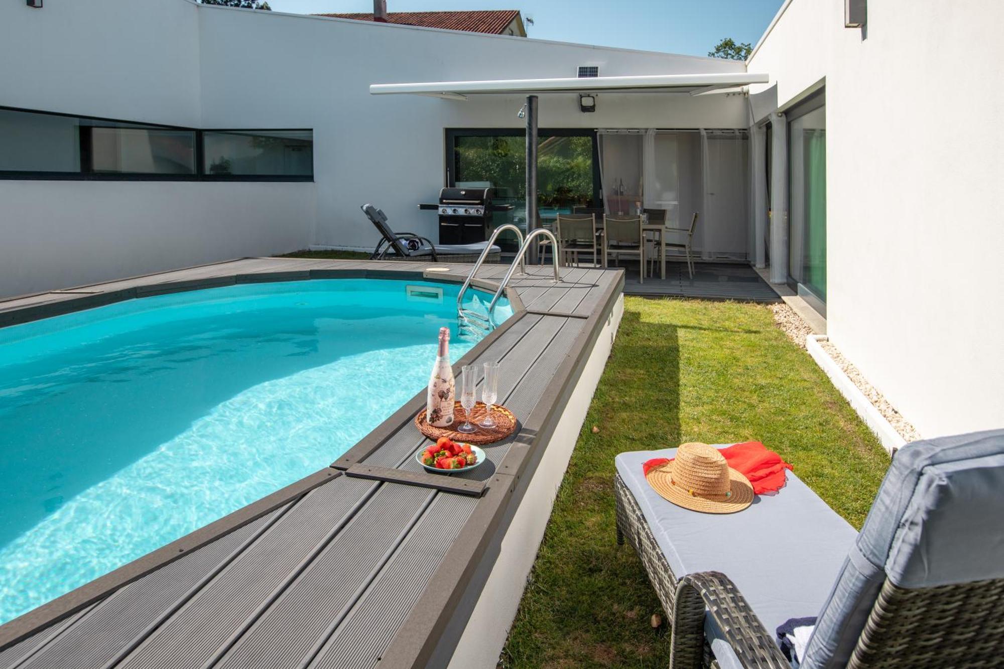 Villa Con Piscina Y Jardin, Santiago De Compostela Teo Esterno foto