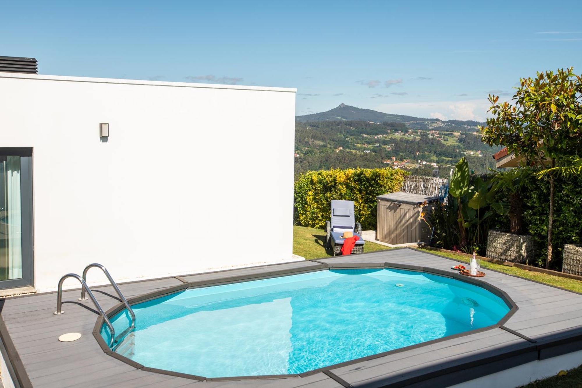 Villa Con Piscina Y Jardin, Santiago De Compostela Teo Esterno foto